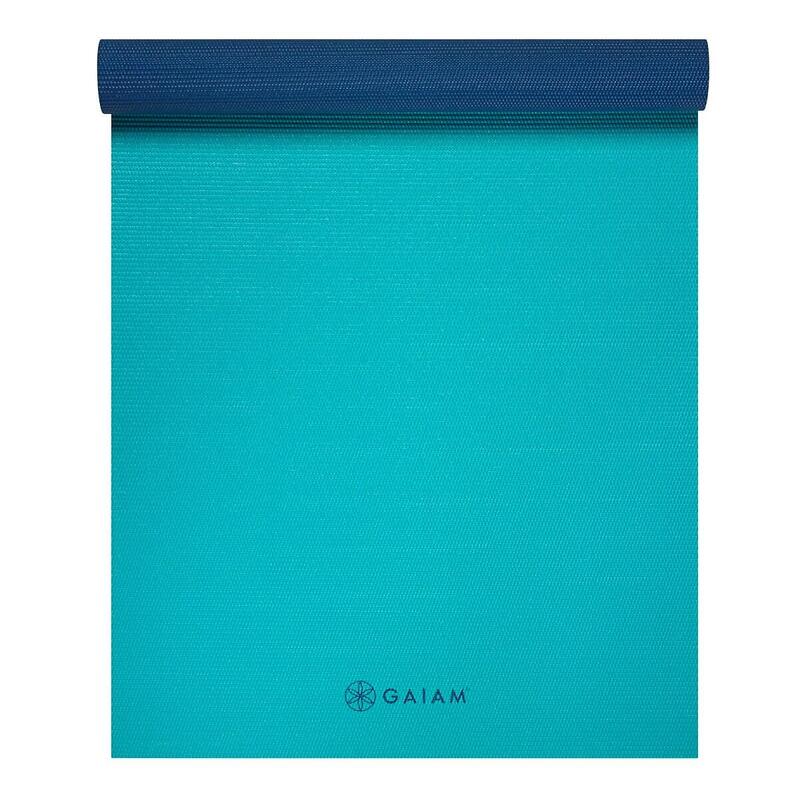 Tapis de yoga 2 couleurs Gaiam - 4 mm - Open Sea