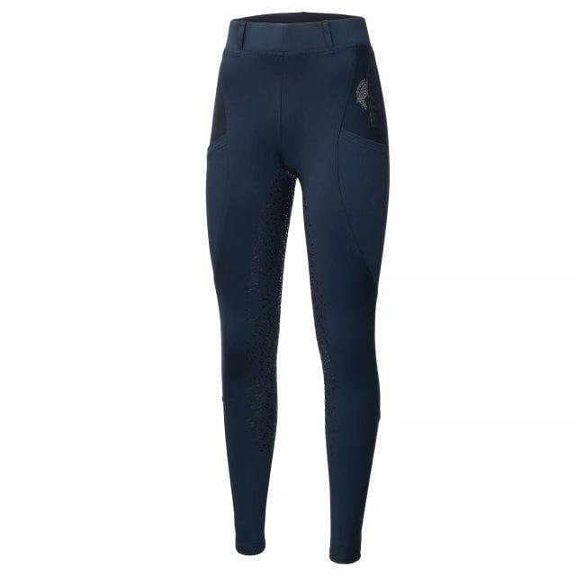 Start - Leggings D'Équitation Pour Enfants Start Kensington Siège Complet - Pantalon D'Équitation - Bleu - 164 Cm - Decathlon