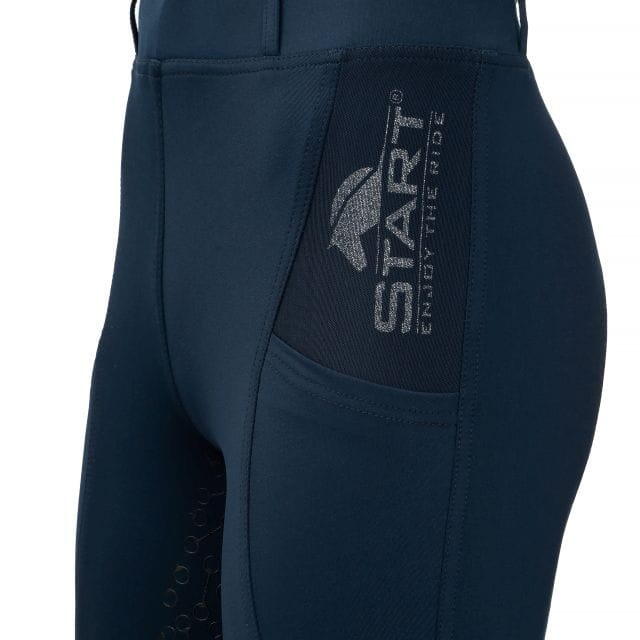 Start Kensington damesrijlegging met elastische tailleband en volledig zitvlak 3/4