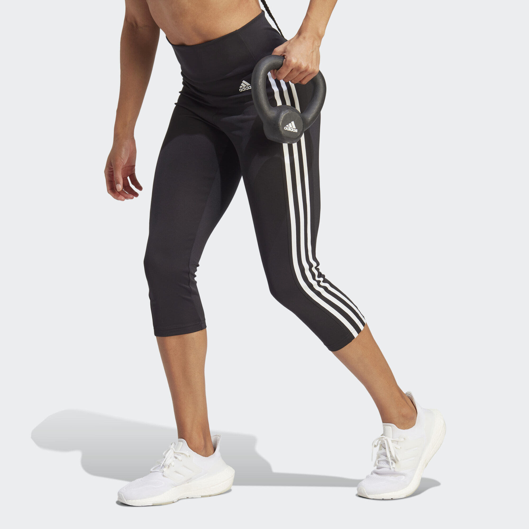 Designed to Move High-Rise 3-Stripes 3/4 Sport Leggings 1/5