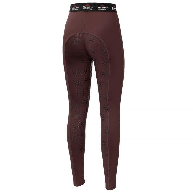 Legginsy do jazdy konnej damskie Start Colchester elastyczne, z pełnym lejem 2/4