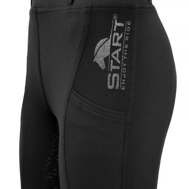 Start Kensington damesrijlegging met elastische tailleband en volledig zitvlak 3/4