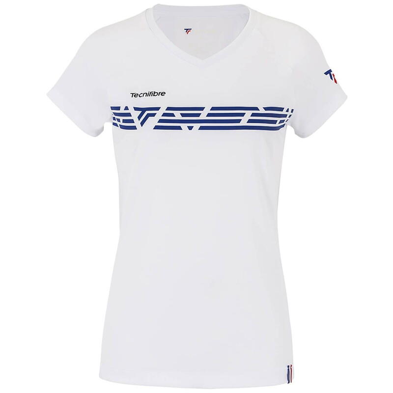 Koszulka tenisowa dziewczęca Tecnifibre Lady Airmesh royal