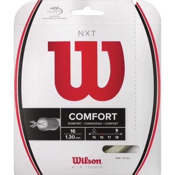 Naciąg tenisowy Wilson NXT Comfort set. natural - 1,30 mm