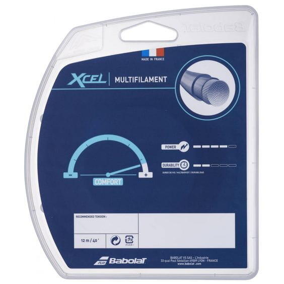 Naciąg tenisowy Babolat XCEL Comfort Power blue 12 m. 3/3