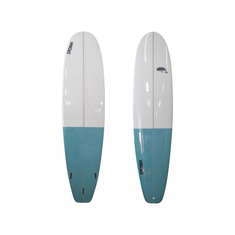 Tabla de surf STORM - Mini Malibu - 6'10 - Beluga LB2 - Cola redonda