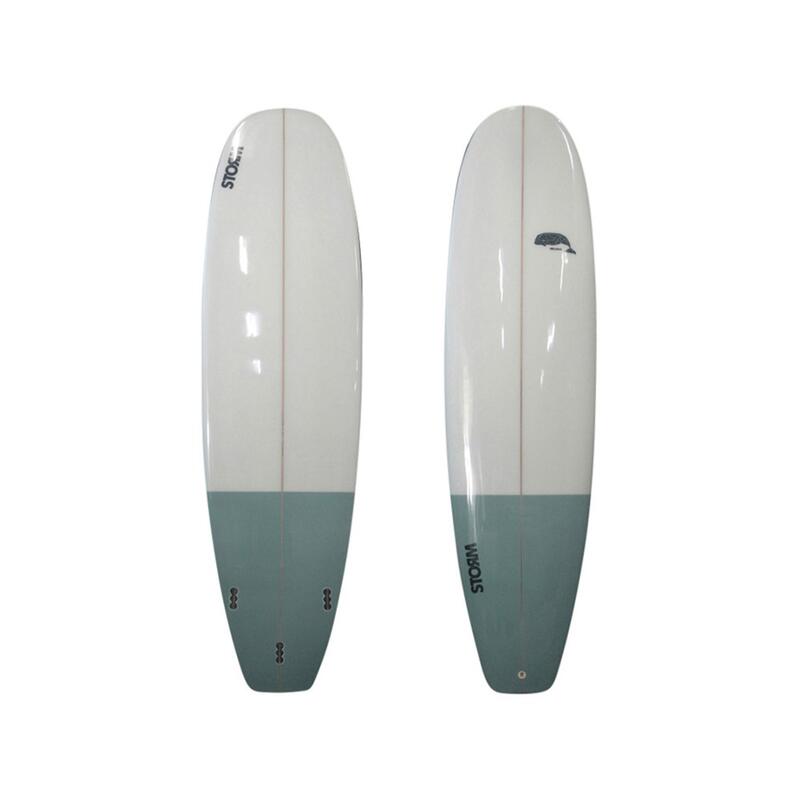 Tabla de surf STORM - Mini Malibu - 7'2 - Beluga D10