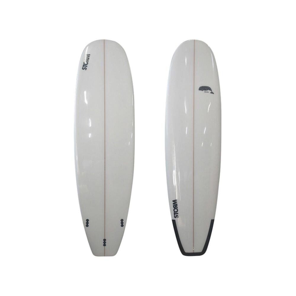 STORM STORM - Prancha de Surf - Mini Malibu - 6'8 - Beluga - Branco