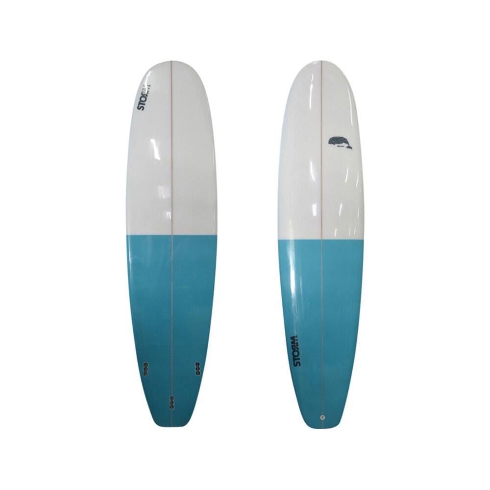 STORM - Prancha de Surf - Mini Malibu - 6'6 - Beluga - Azul / Branco