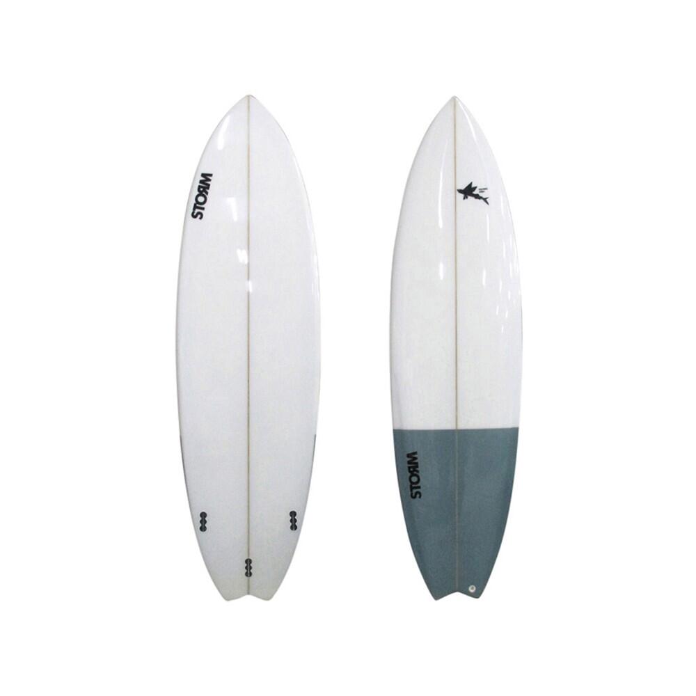 STORM STORM - Tabla de surf - Flying Fish 6'6 - Gris / Blanco