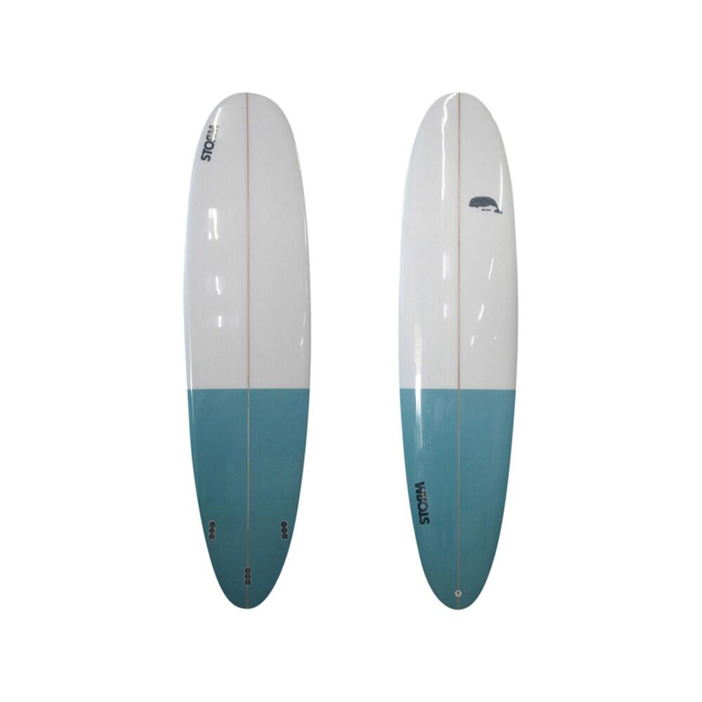 Storm - prancha de surf - mini malibu - 7'0 - beluga - azul / branco
