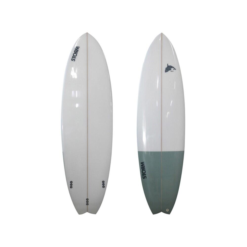 STORM - Prancha de Surf - Orca 6'6 - Cinza / Branco