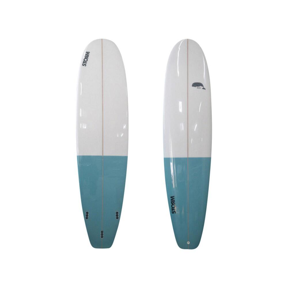 STORM - Tavola da surf - Mini Malibu - 7'2 - Beluga - Blu/Bianco 1/1
