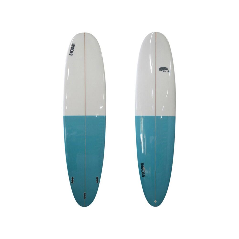 STORM - Prancha de Surf - Mini Malibu - 7'8 - Beluga - Azul / Branco