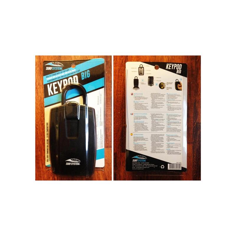 SURFSYSTEM - KeyPod Big (cadeado com código de segurança)