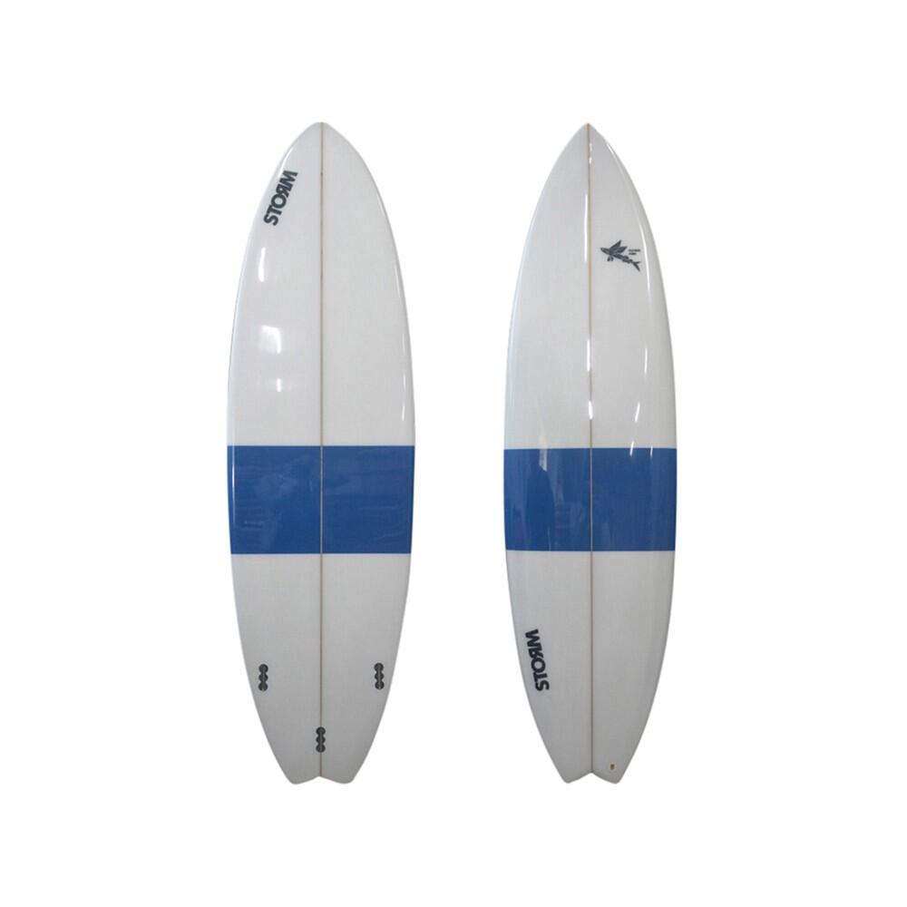 STORM STORM - Prancha de Surf - Flying Fish - Modelo D1 - 6'10 - Azul / Branco