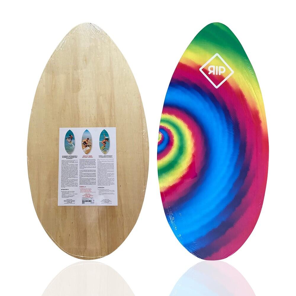 RIP RIP - Skimboard de madera - Tie Dye 41 inches