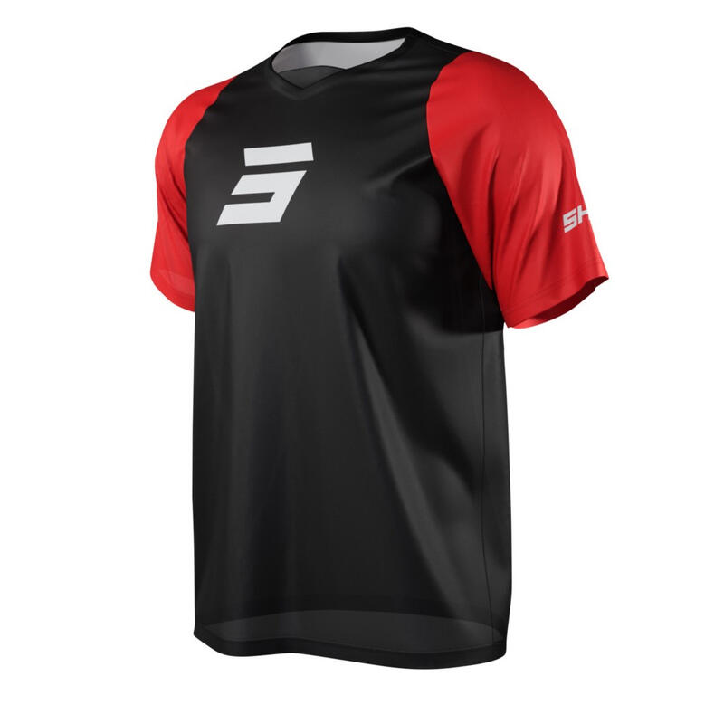 Maillot Manches Courtes Shot Neo Defender Rouge