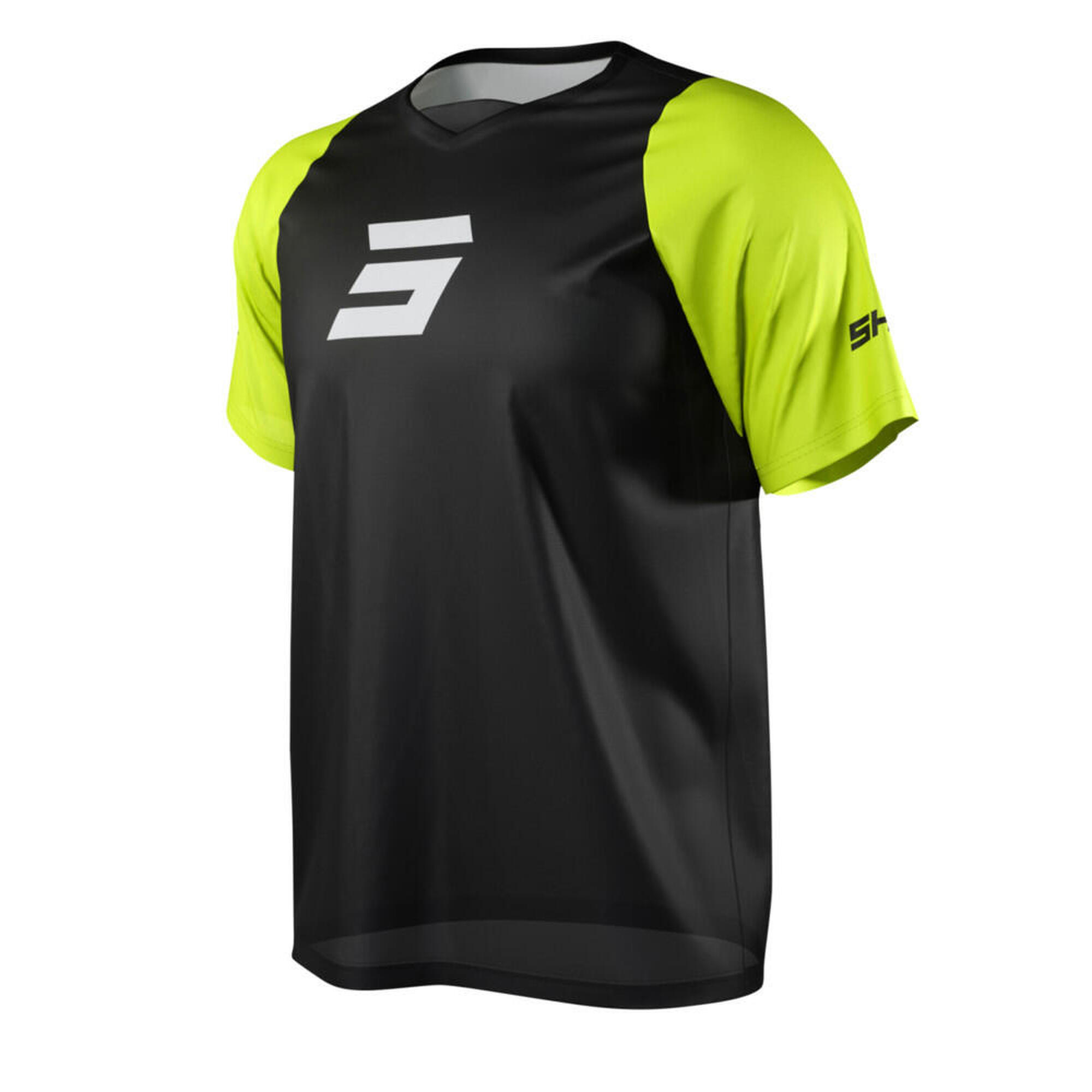 Maillot Manches Courtes Shot Neo Defender Jaune 4/5