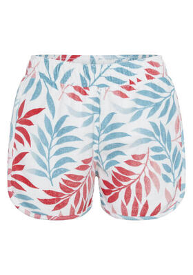 Shorts mit Blattmuster