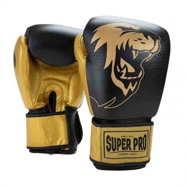 Super Pro Boxhandschuhe Undisputed, S, COMBAT Schwarz-Weiß GEAR DECATHLON PRO - Größe SUPER