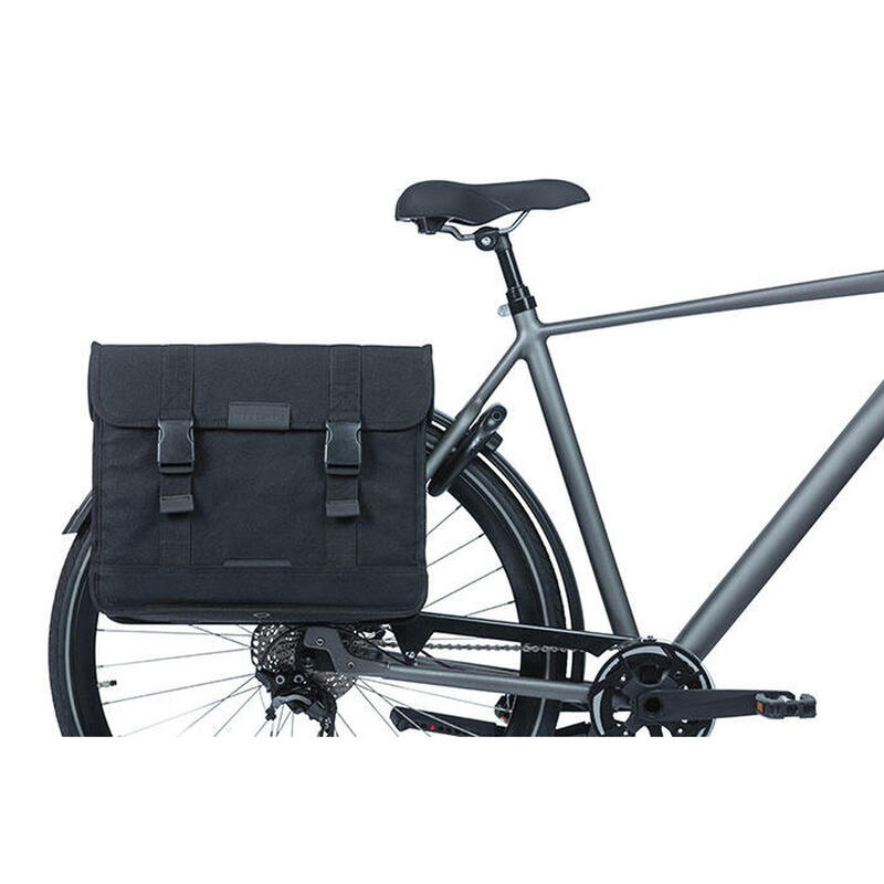Basil Kavan Eco Classic - Double Bicycle Bag - 58 litres - noir
