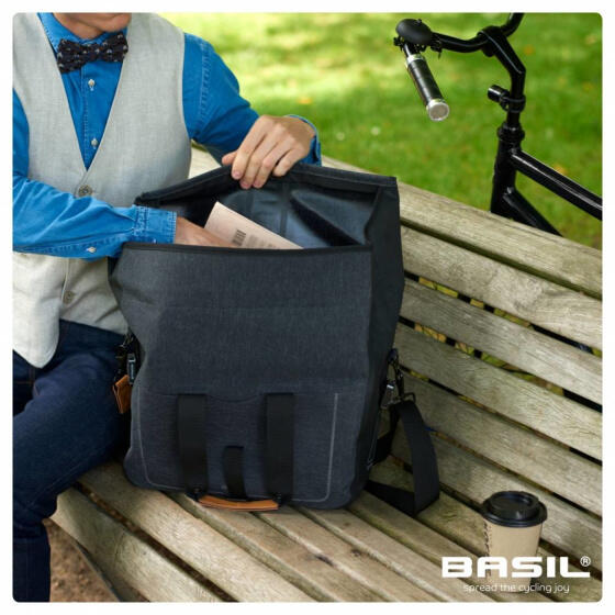 Bolsa impermeable trasera Basil urban dry business 20L