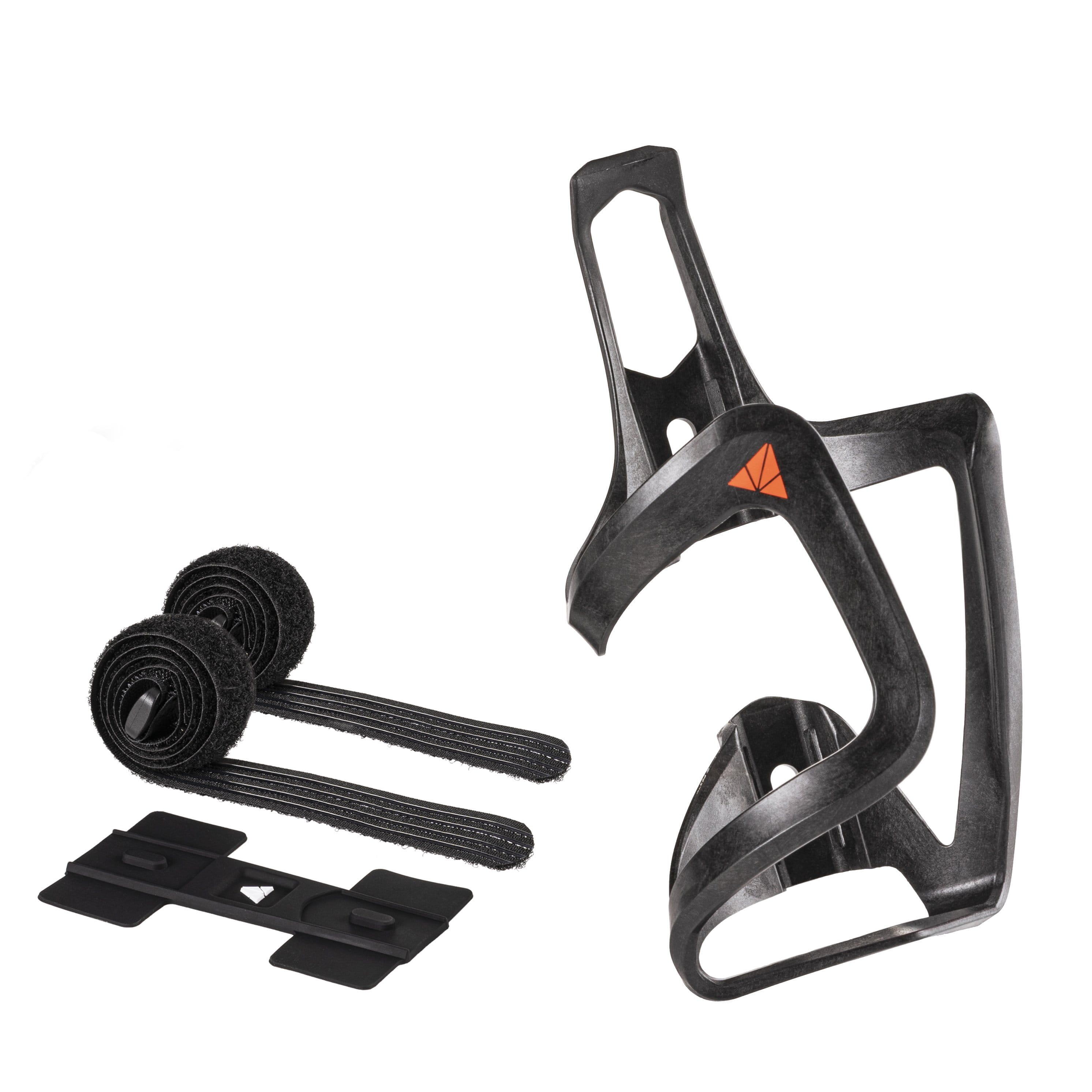 Granite - Aux Carbon Bottle Holder With Strap Kit - Porte-bidon - Noir - Taille Unique - Decathlon