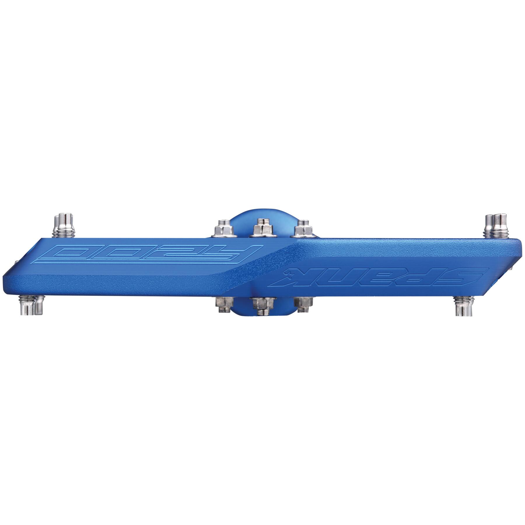 Spank Oozy Reboot flat pedal blue 3/4