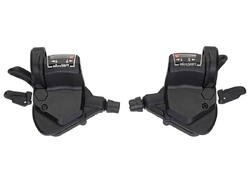 MTB Thumb-tap Set levier de vitesse Pair Shimano 3x7 speed - black
