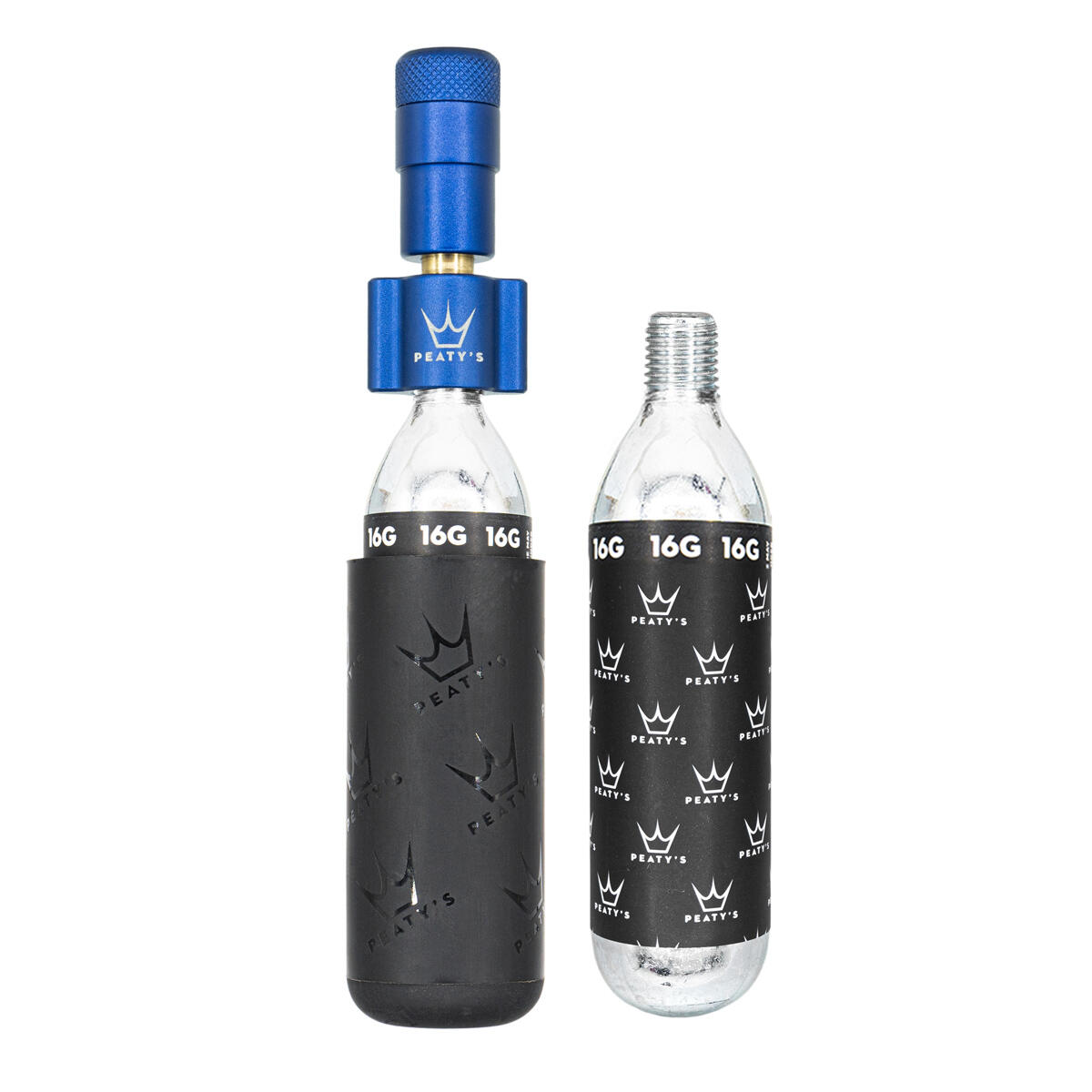 PEATY'S Peatys Holeshot CO2 Tyre Inflator - Road & Gravel (16g) - Navy