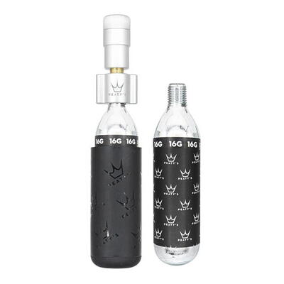 Holeshot co2-bandenvuller - road & gravel (16 g) - zilver