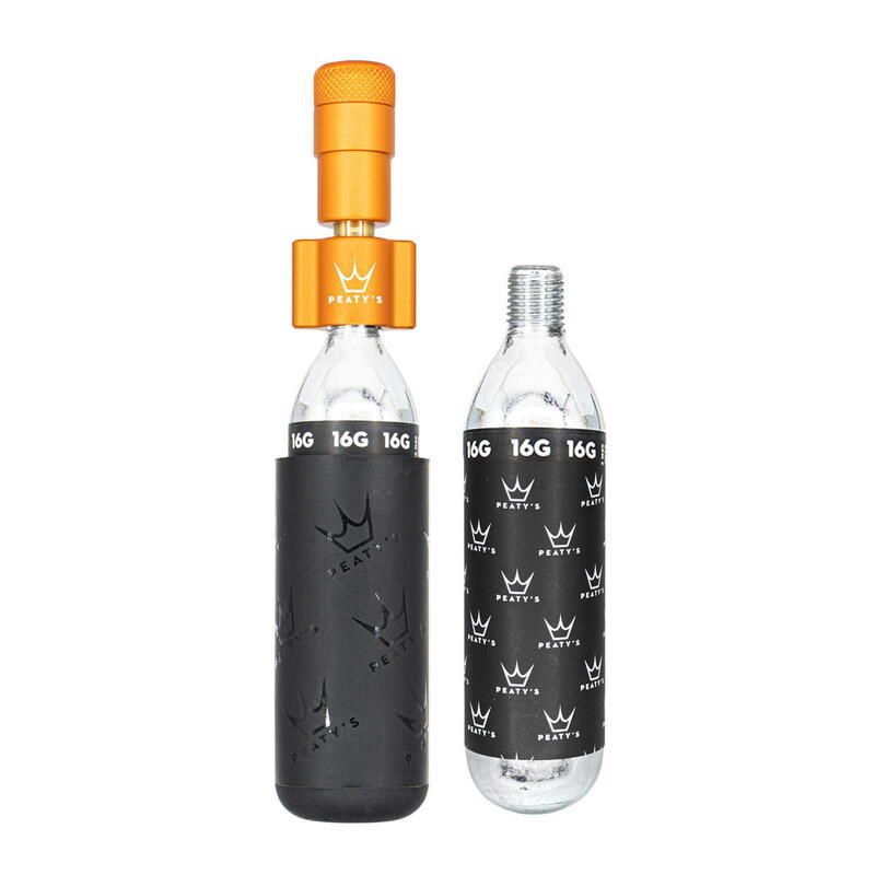 Gonfleur de pneu CO2 Holeshot - Road & Gravel (16 g) - Mango