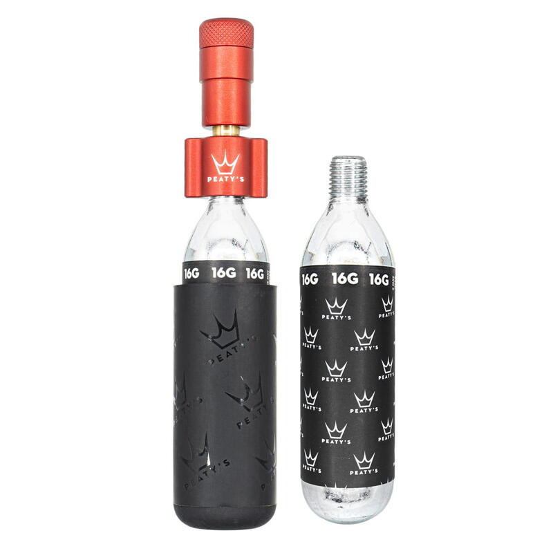 Holeshot CO2 Tyre Inflator - Road & Gravel (16 g) - Rouge