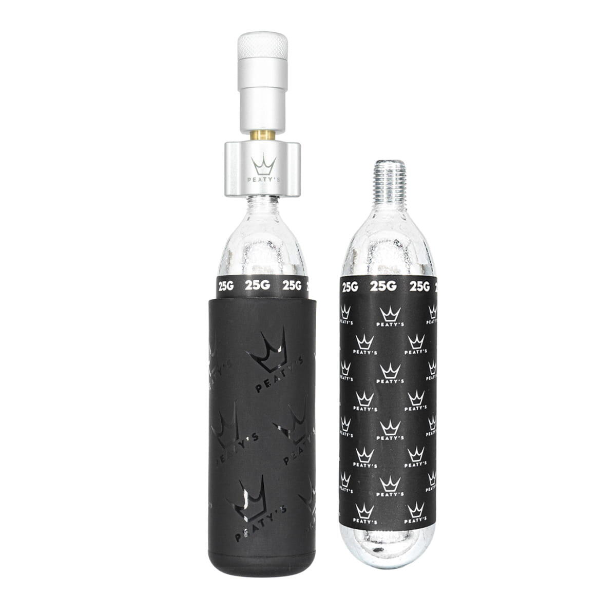 Holeshot Inflador de neumáticos de CO2 - MTB (25 g) - Plata 1/1