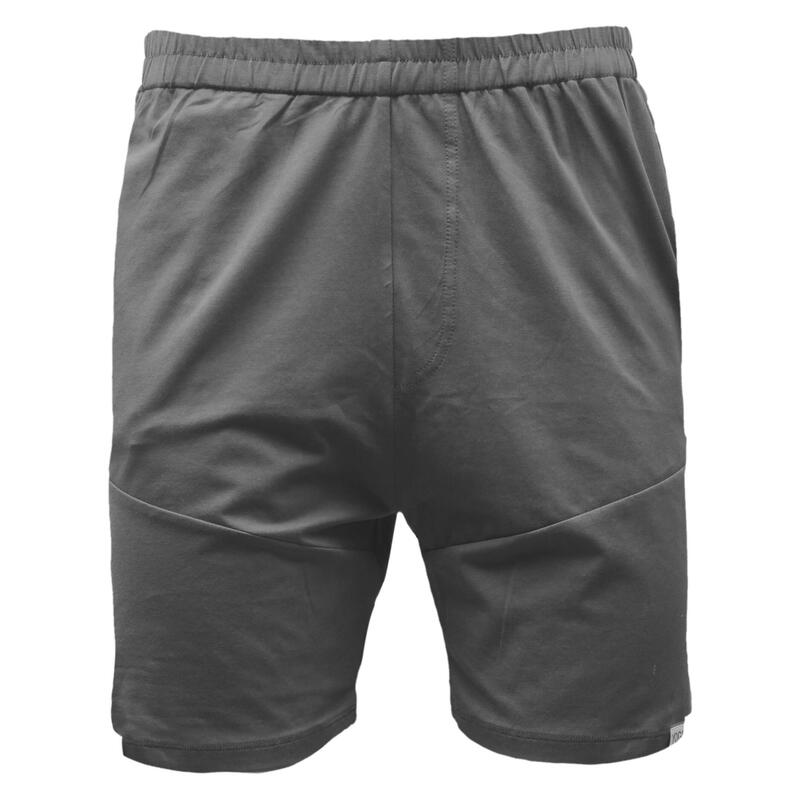 Yoga Shorts Eli Yoga Herren Dunkel Grau Stretchig YOGISTAR