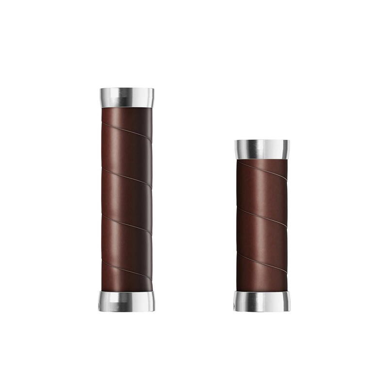 Slender Leather Grips - lang/kurz - brown