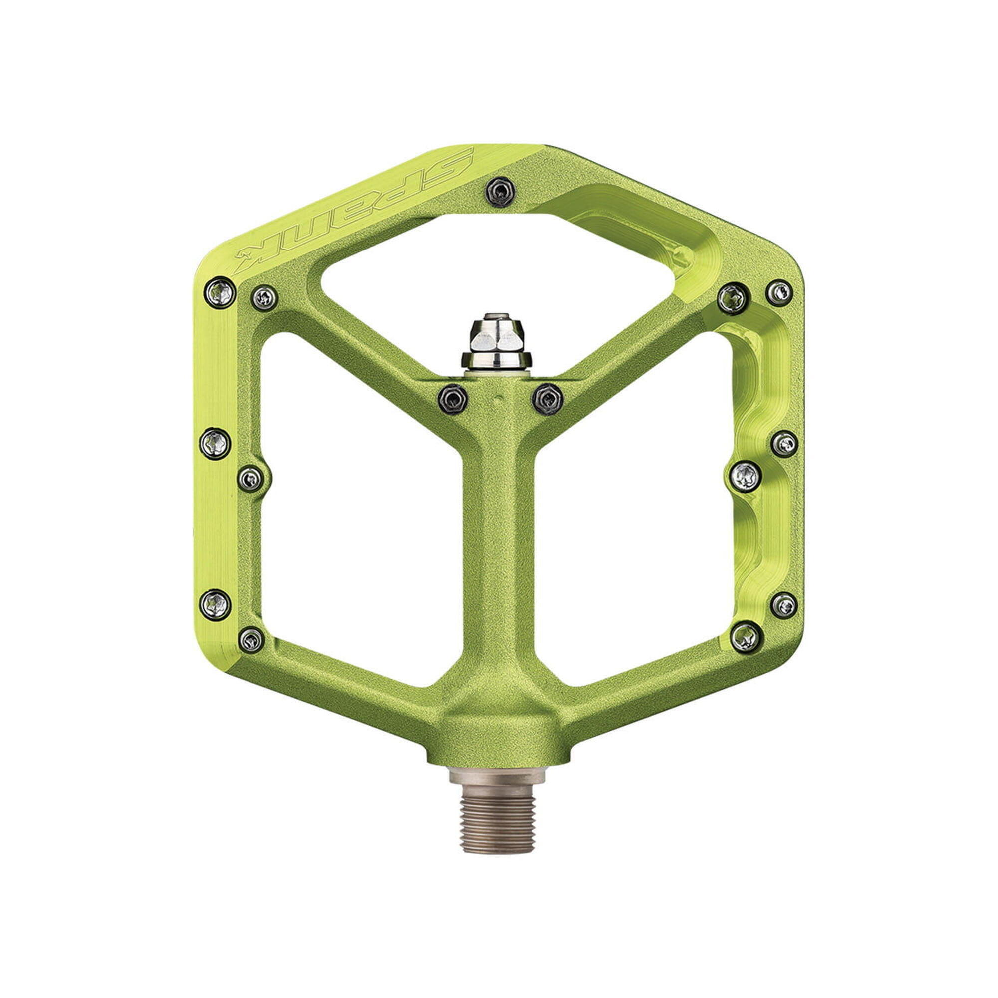 SPANK Oozy Reboot Flat Pedal - verde
