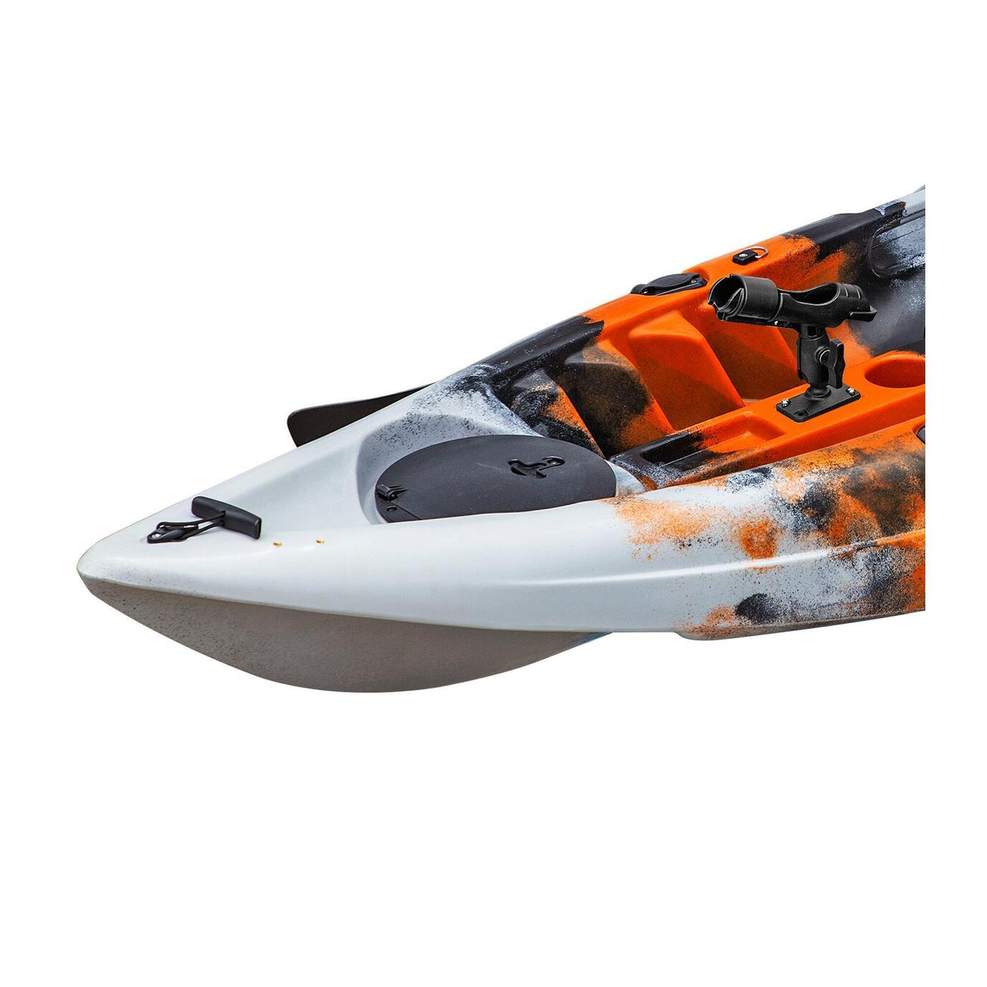 Angelkajak Conger P Lite 280x82 cm Orange Weiß - Sit-on-Top Einer, 19,5 kg 4/4