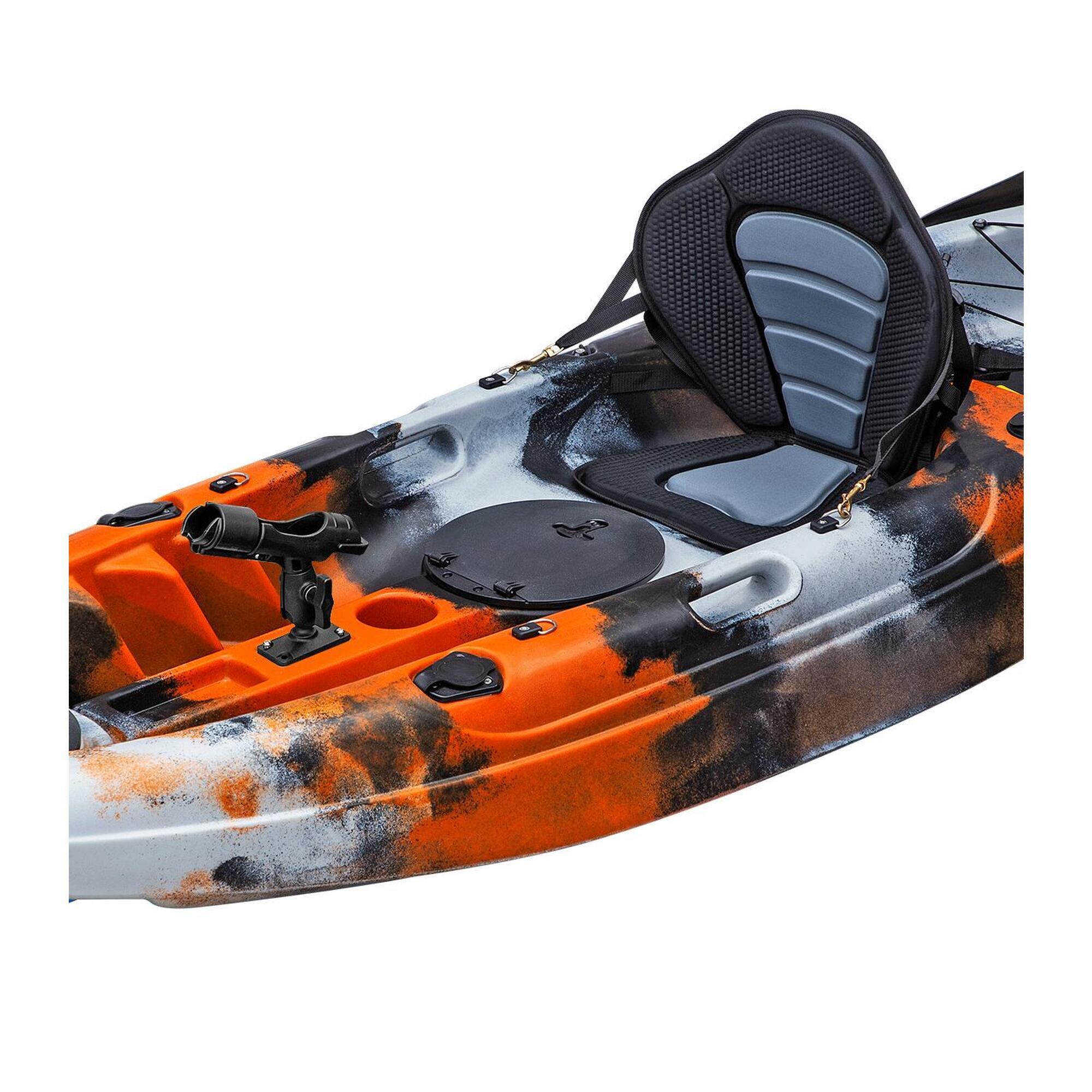 Angelkajak Conger P Lite 280x82 cm Orange Weiß - Sit-on-Top Einer, 19,5 kg 2/4