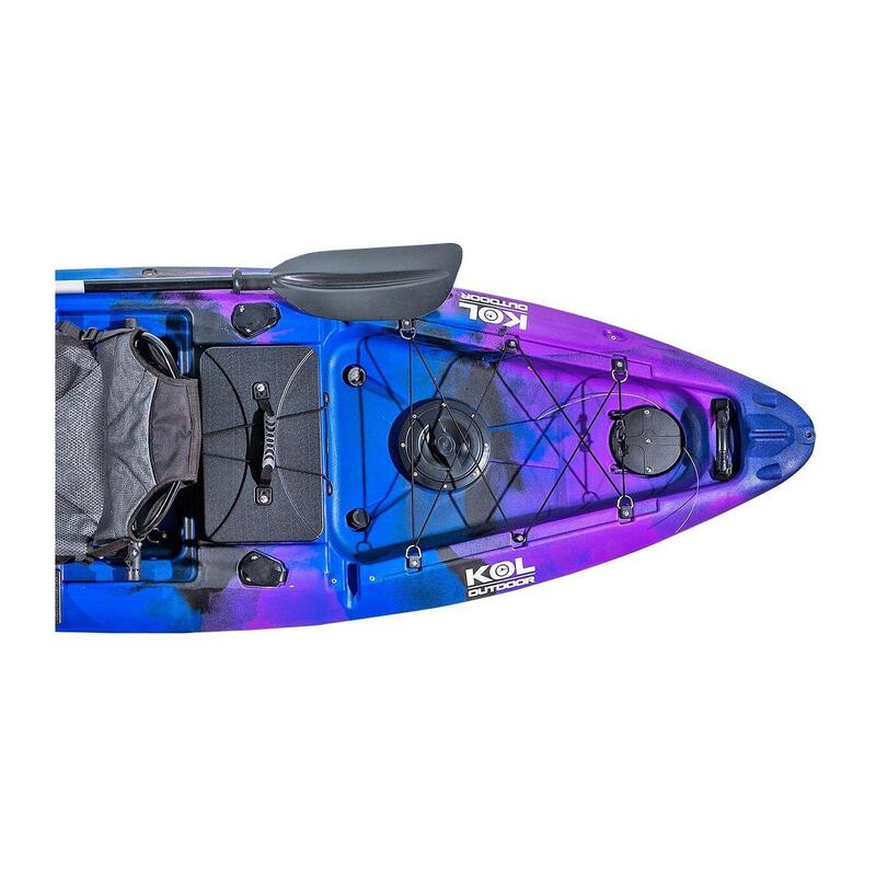 Ecología Rudyard Kipling feo Kayak de pedales pesca Dolphin Propel Azul Lila (365x84cm) | Decathlon