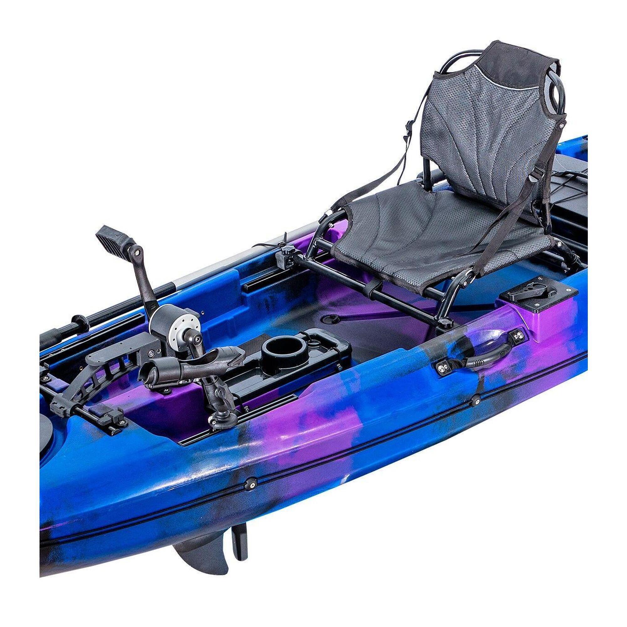 Kayak de pedales pesca Dolphin Propel Azul Lila (365x84cm) 3/7