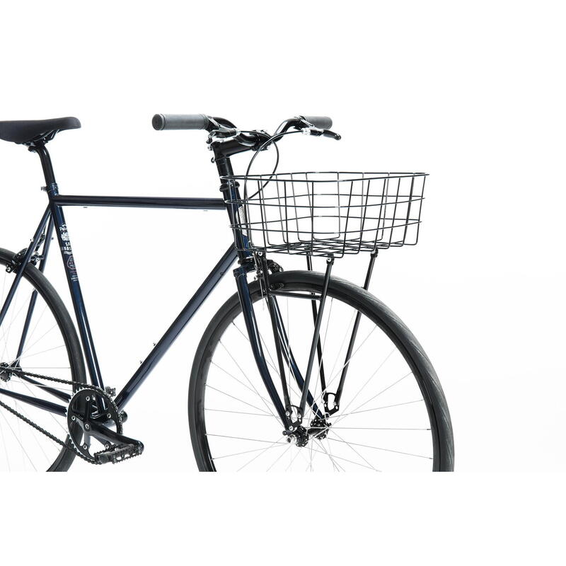 Bagaj pentru bicicletă - Coș din oțel inoxidabil negru - Pelago
