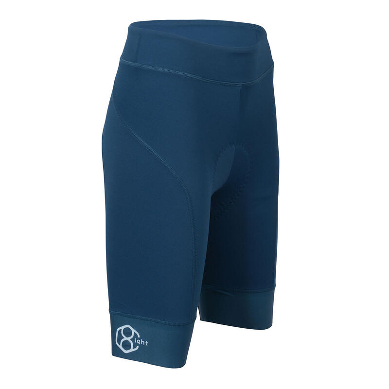 Level+ short cycliste bleu/vert femmes 8andCounting