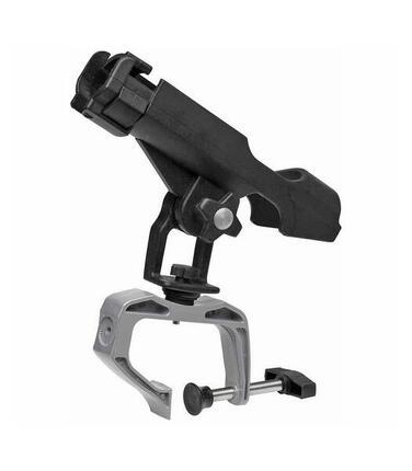 Porte-canne bateau pneumatique 360° – pince inox, vertical/horizontal