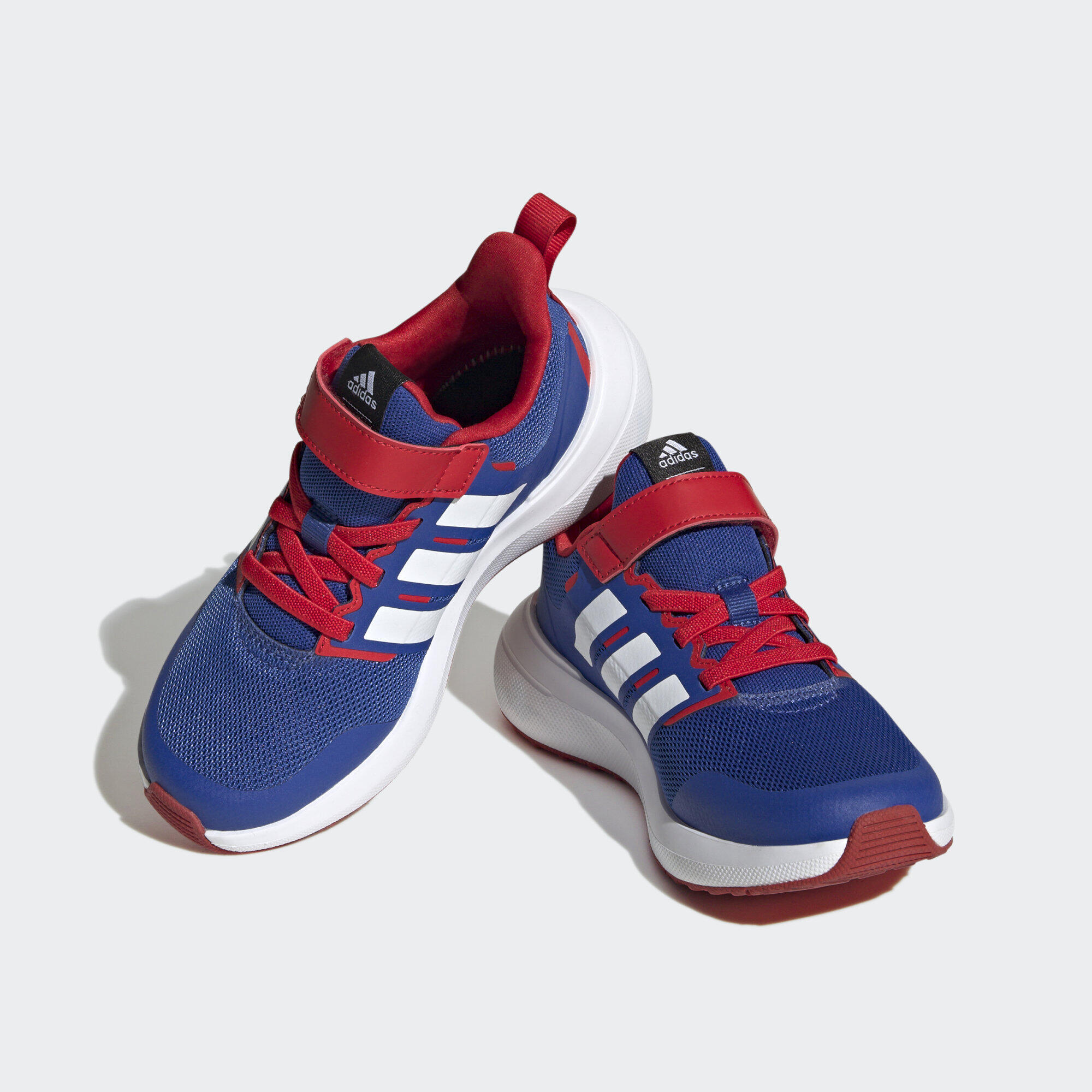 adidas x Marvel FortaRun Spider-Man 2.0 Cloudfoam Sport Lace Top Strap Shoes 5/7