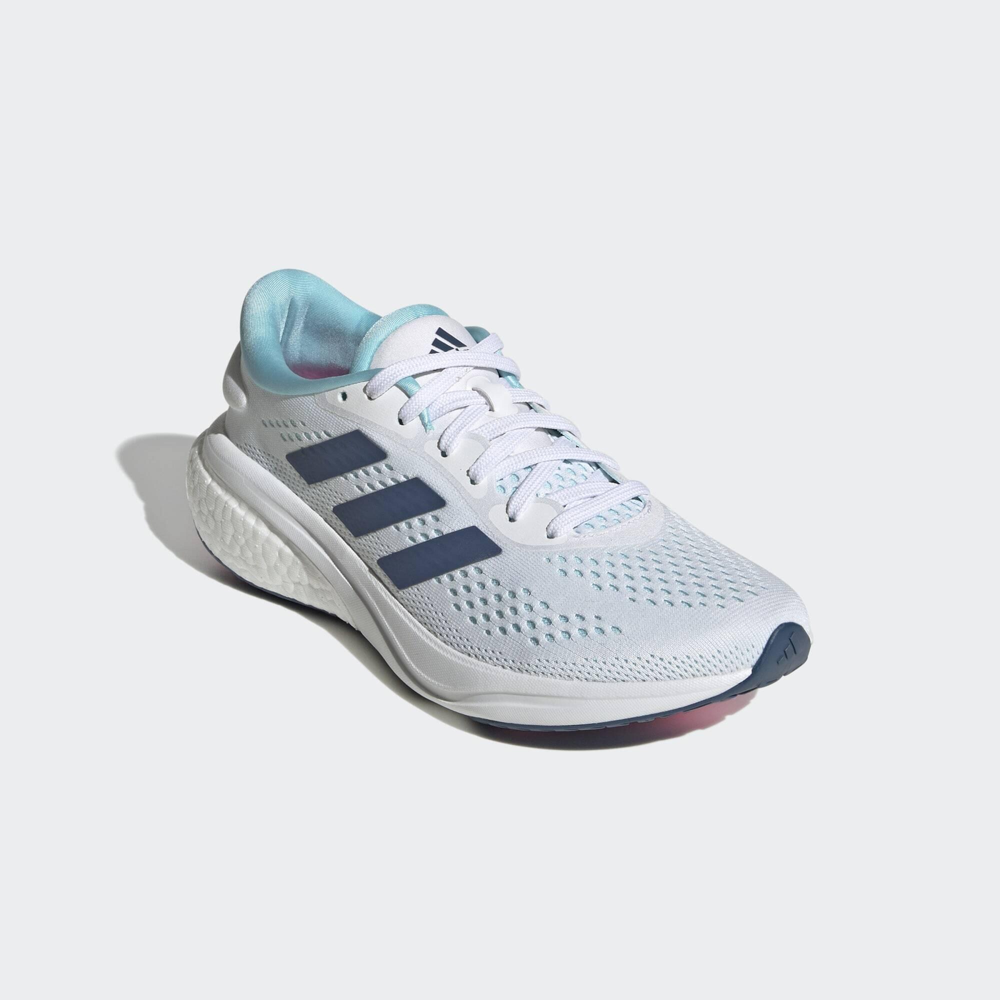 adidas Supernova 2 White Wonder Steel Bliss Blue (Women's) — foto 5