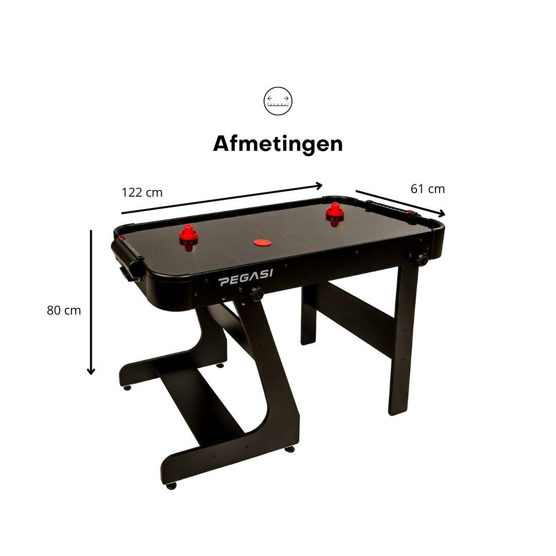 Pegasi Airhockey Tisch Airstream 4ft zusammenklappbar 2/6