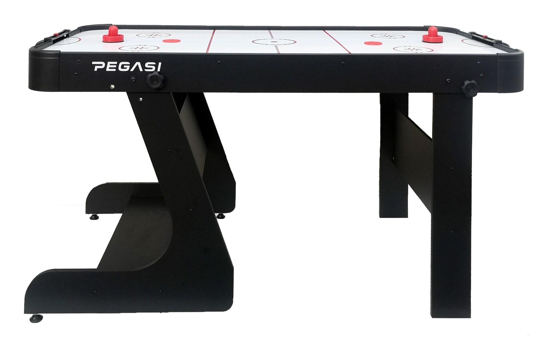 Pegasi Airhockey Tisch Blizzard 5ft zusammenklappbar 3/6