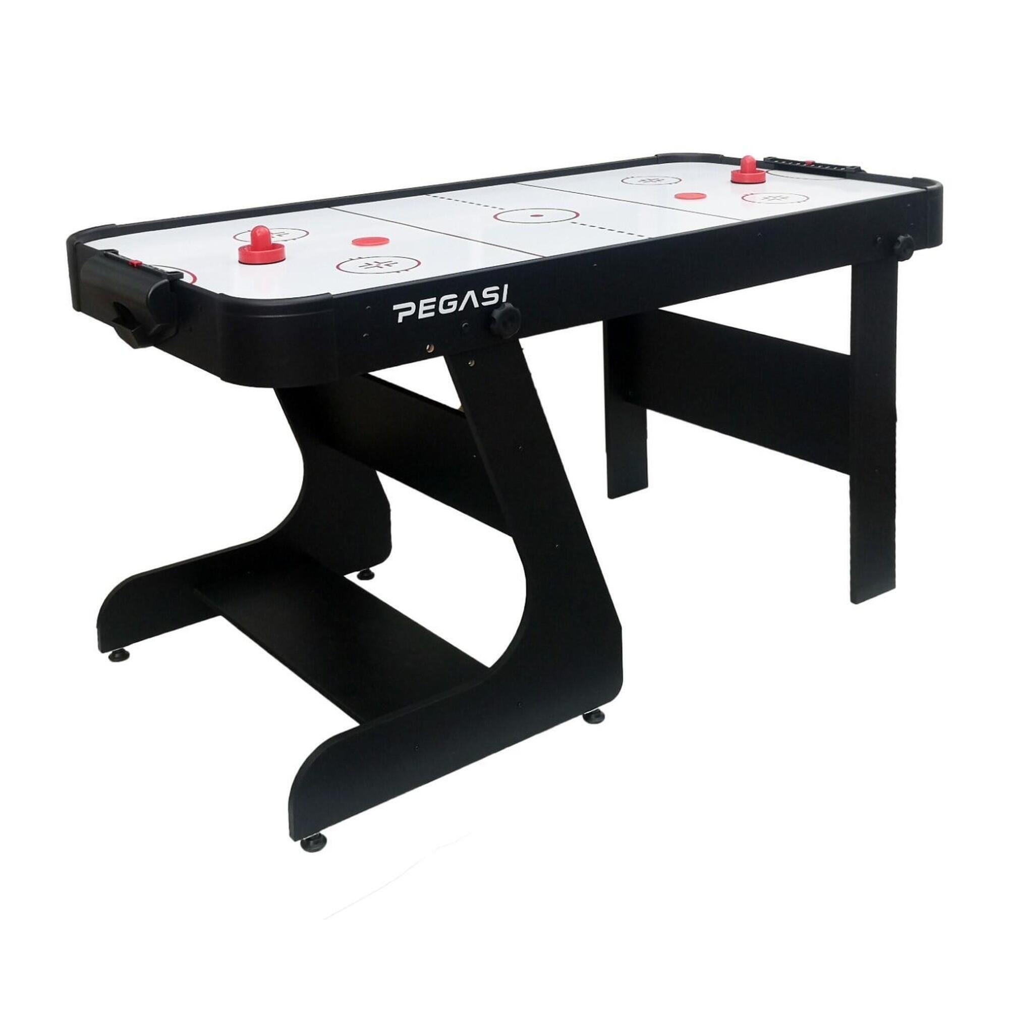 Pegasi Airhockey Tisch Blizzard 5ft zusammenklappbar 1/6